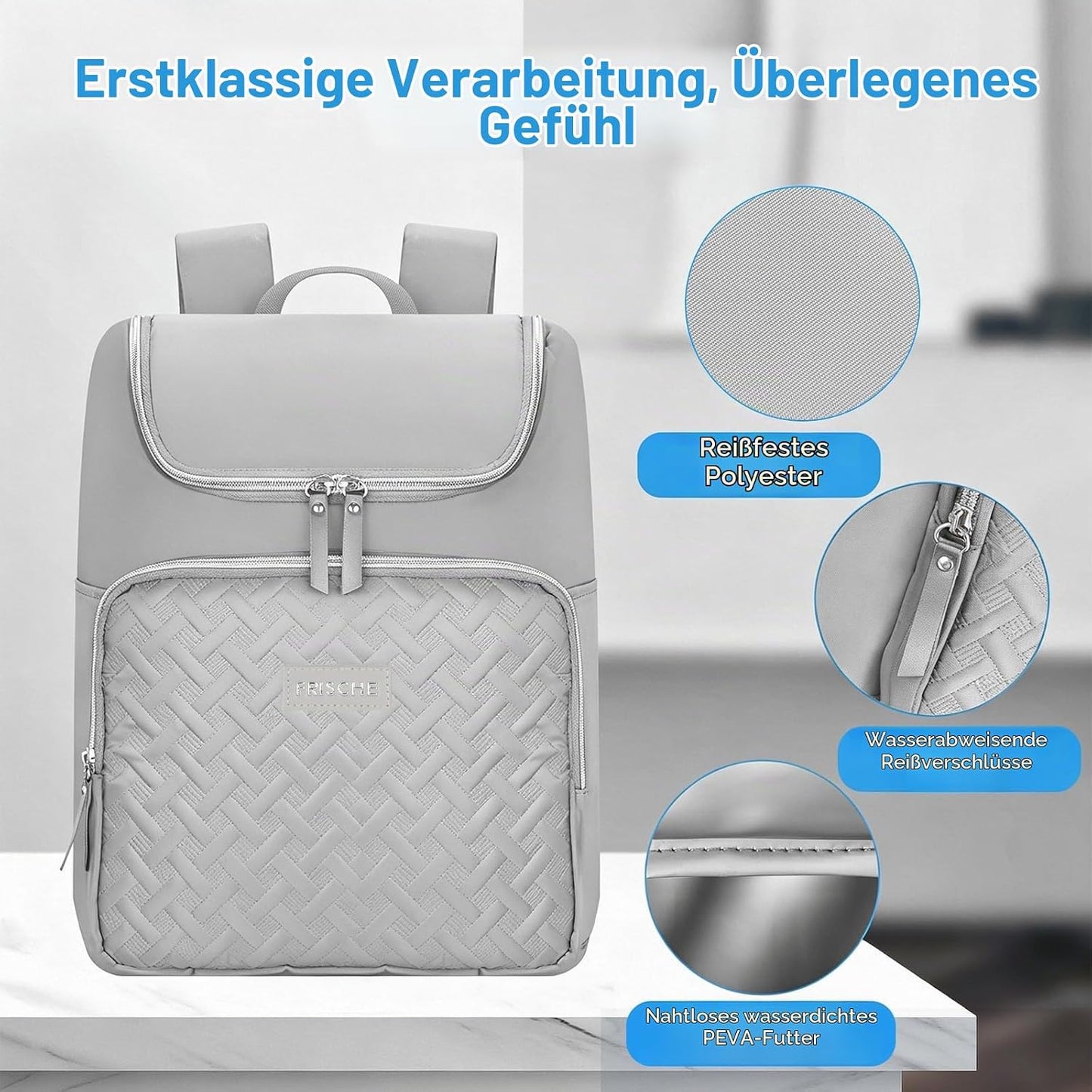 Kühlrucksack, Grau