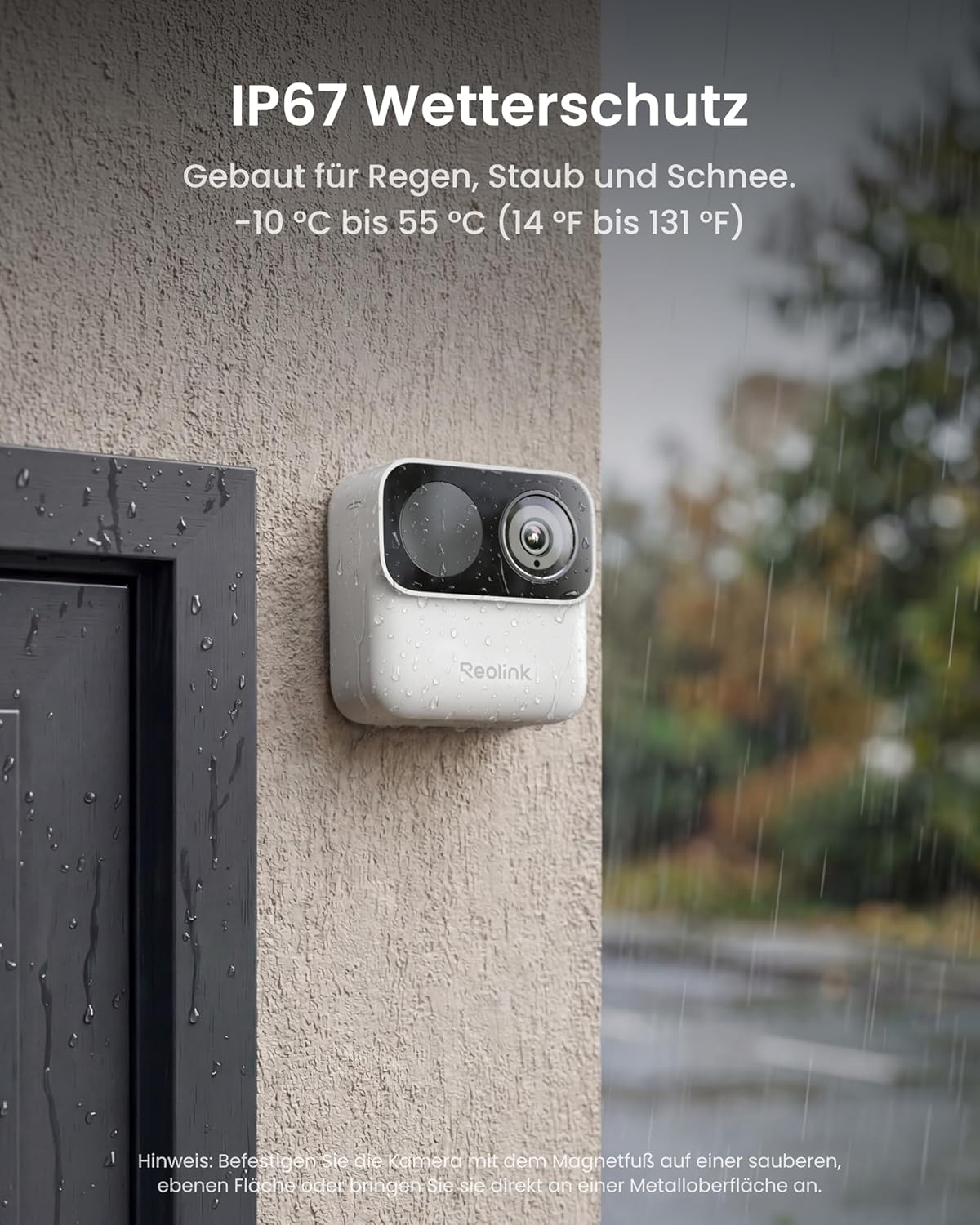 Überwachungskamera mit KI-Erkennung und IR-Nachtsicht, 1 Kamera
