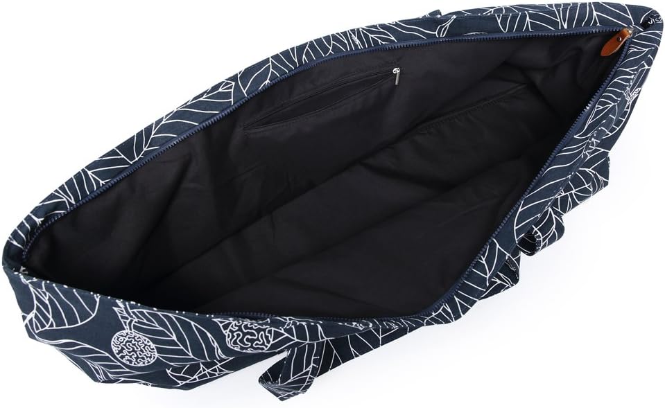 Yogamatten-Tragetasche, Marineblaue Blätter