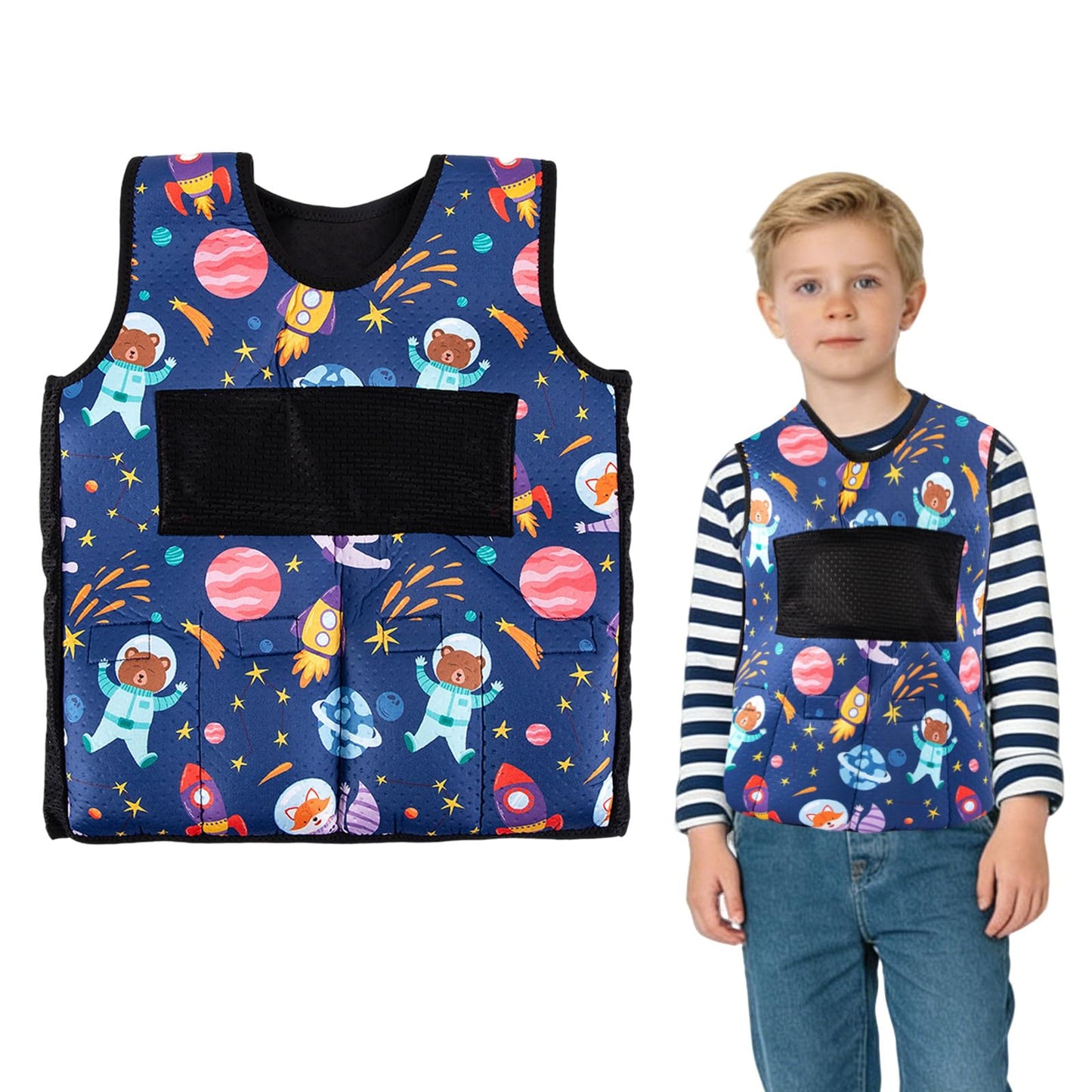 Gewichtsweste für Kinder, Planeten Dinosaurier L