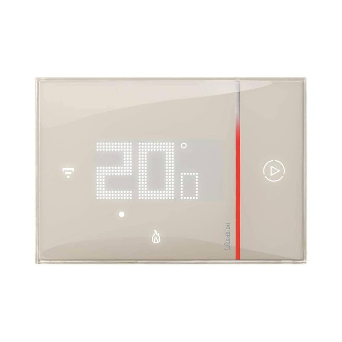 Thermostat mit WLAN und programmierbarer Steuerung, Sand Unterputz