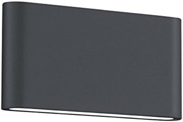 Wandleuchte, Breite 17,5cm ; Anthrazit