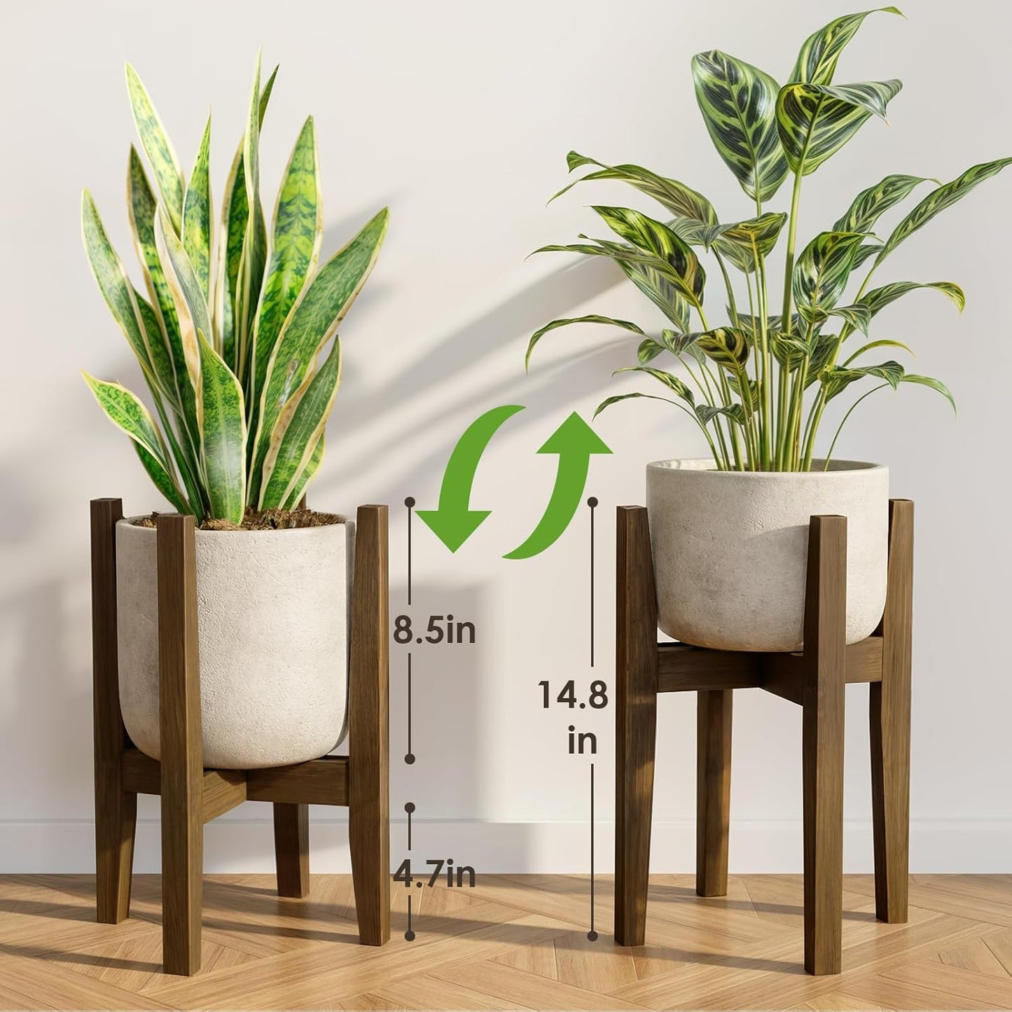 Verstellbarer Blumenhocker
