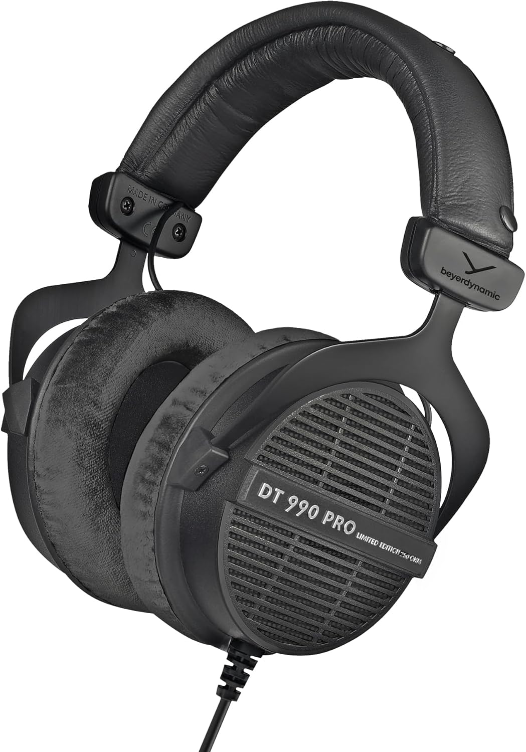 Over-Ear-Studiokopfhörer für Mixing & Mastering, 250 Ohm Black