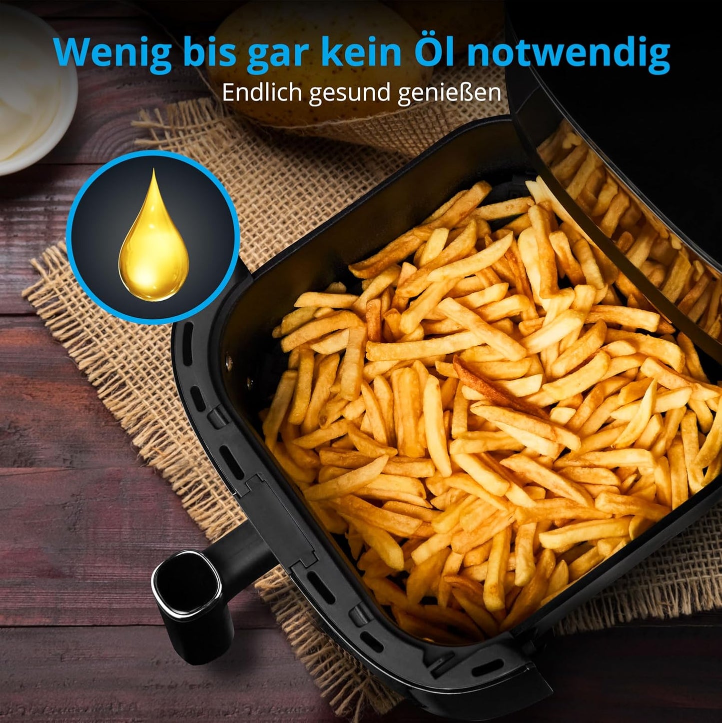 X10 XL Heissluftfritteuse mit Wassersprühfunktion