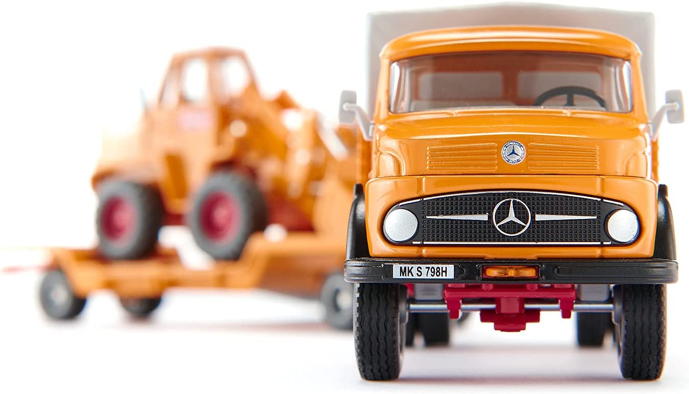 SUPER Mercedes-Benz 710 mit Kramer 411 Radlader, Modellfahrzeug, Mercedes-Benz 710