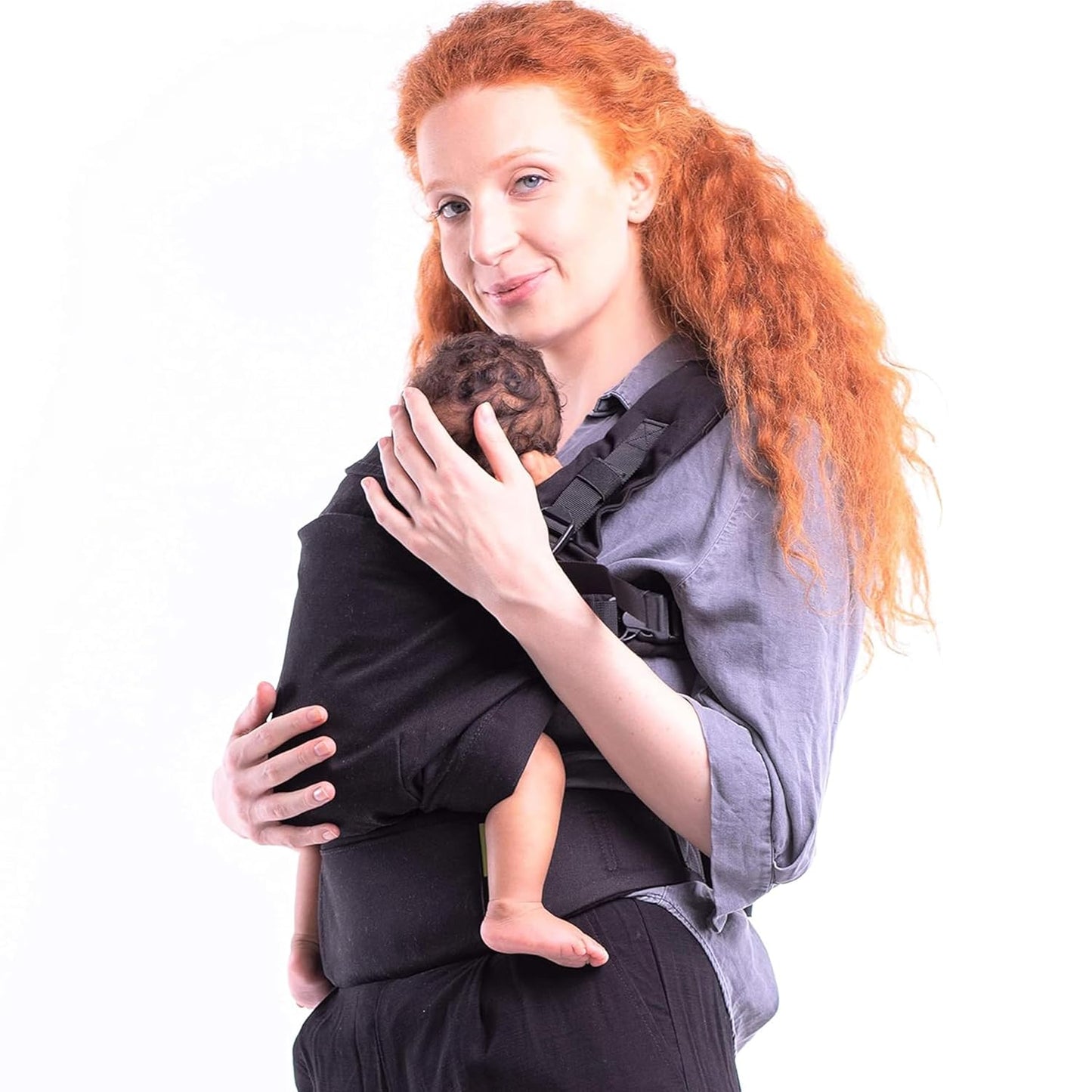 Babytrage für Neugeborene (3-20kg), Black Beauty 1 Count