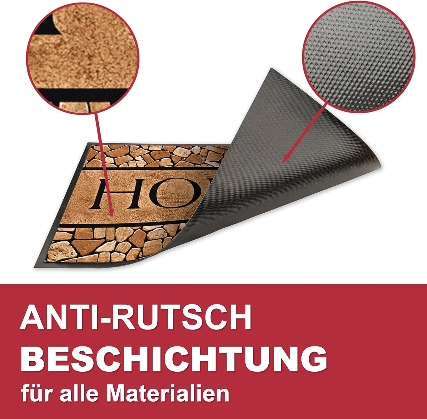 Schmutzfangmatte, Home 4 60 x 80 cm (Rechteckig)