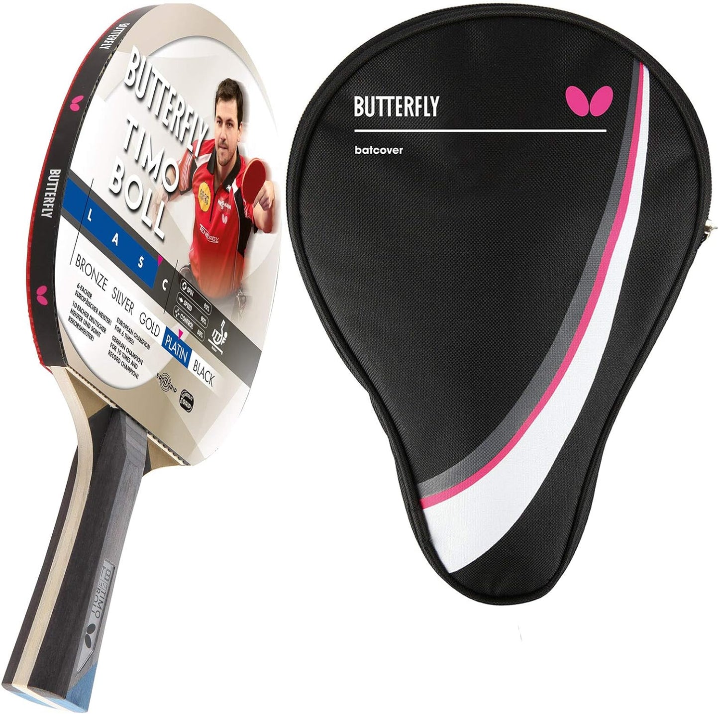 Timo Boll Platin, Bundle mit Case DC1