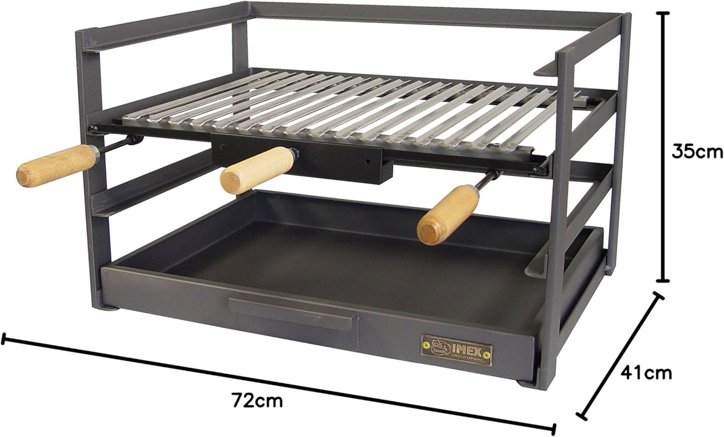 Grillschublade mit Rost