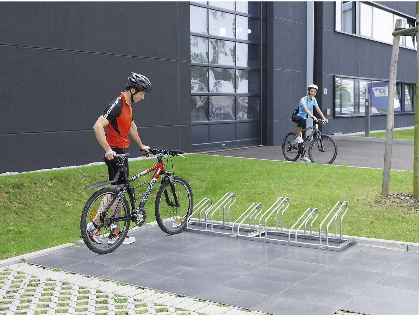 Veloständer mit 5 Stellplätzen