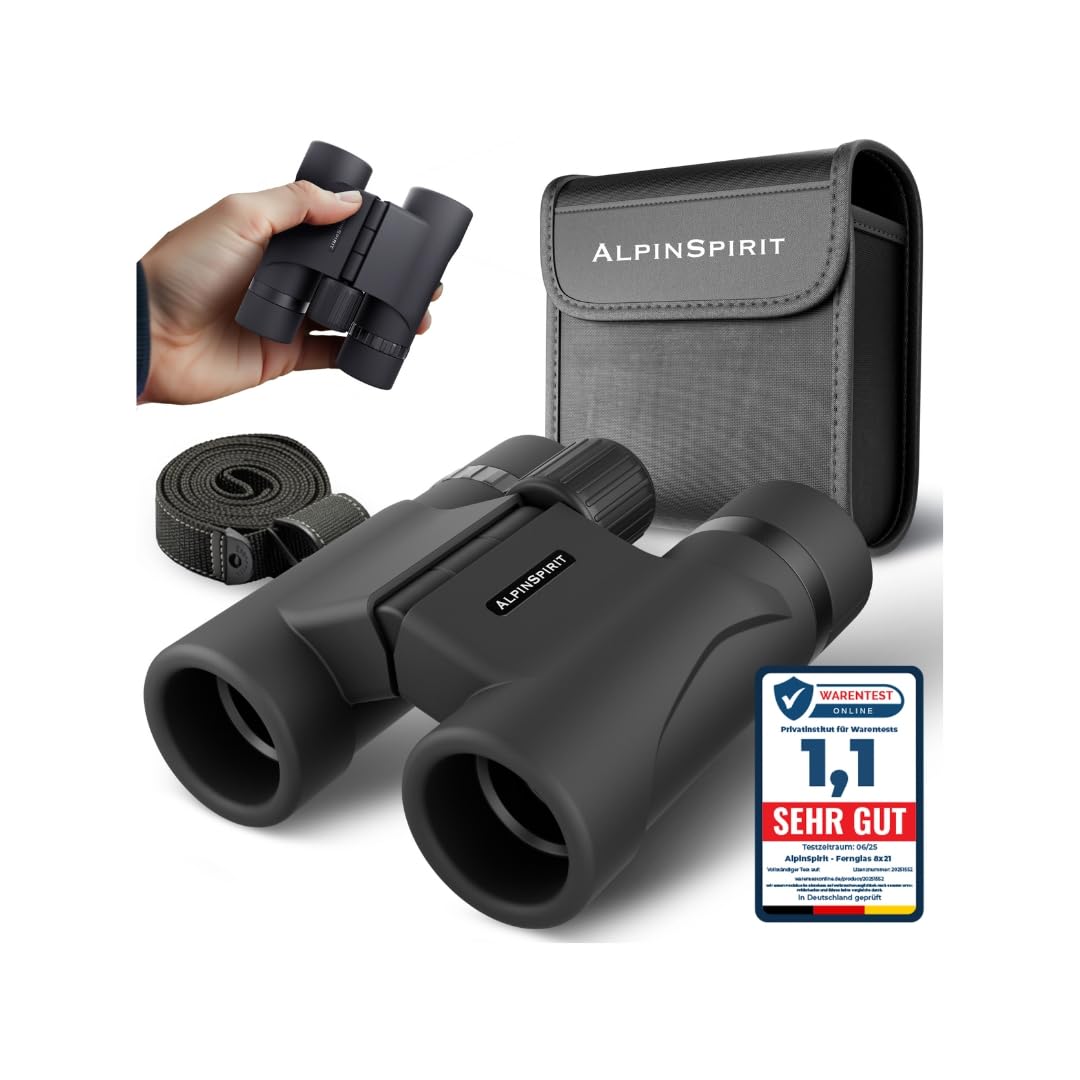 Mini Taschenfernglas für Outdoor-Aktivitäten, 8x21 Schwarz