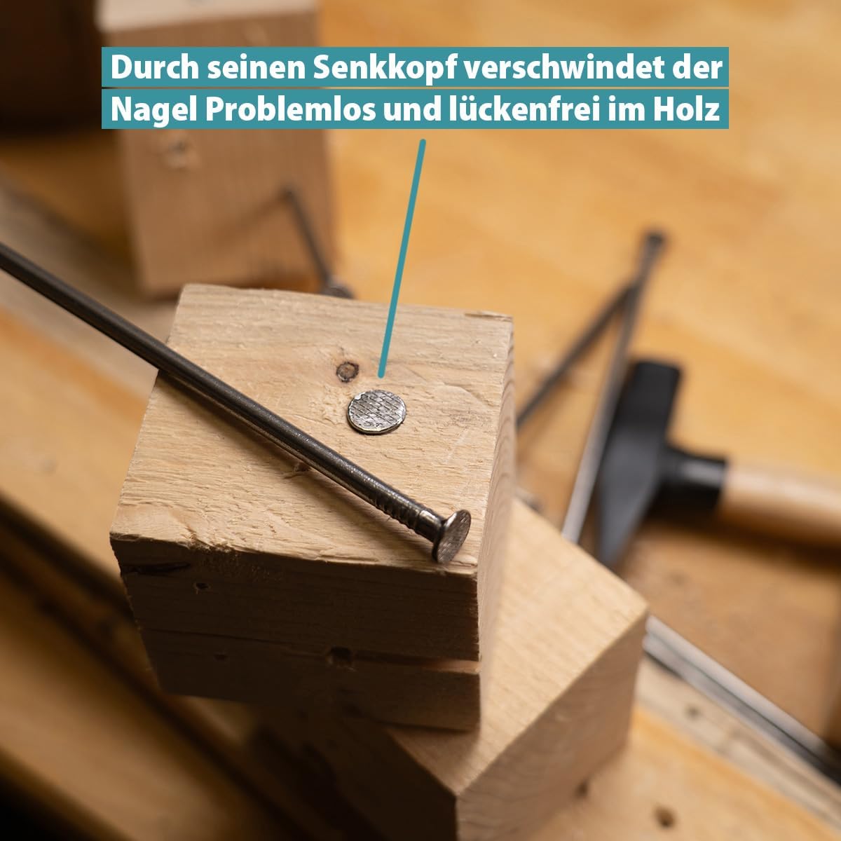 Stahlstifte Nägel-Set (5kg), 3,4 x 80 mm