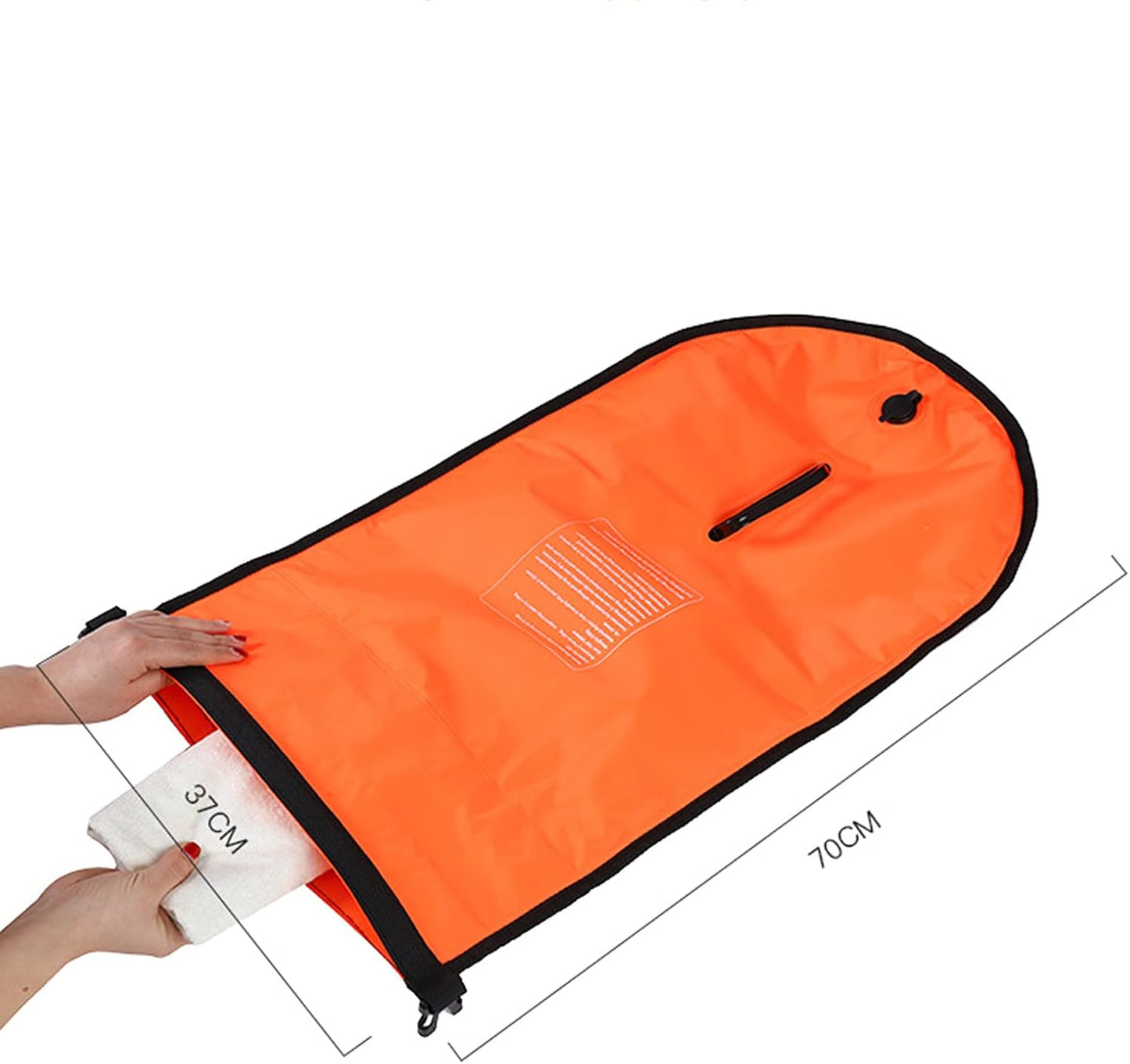 Schwimmboje mit Trockentasche für Wassersportler