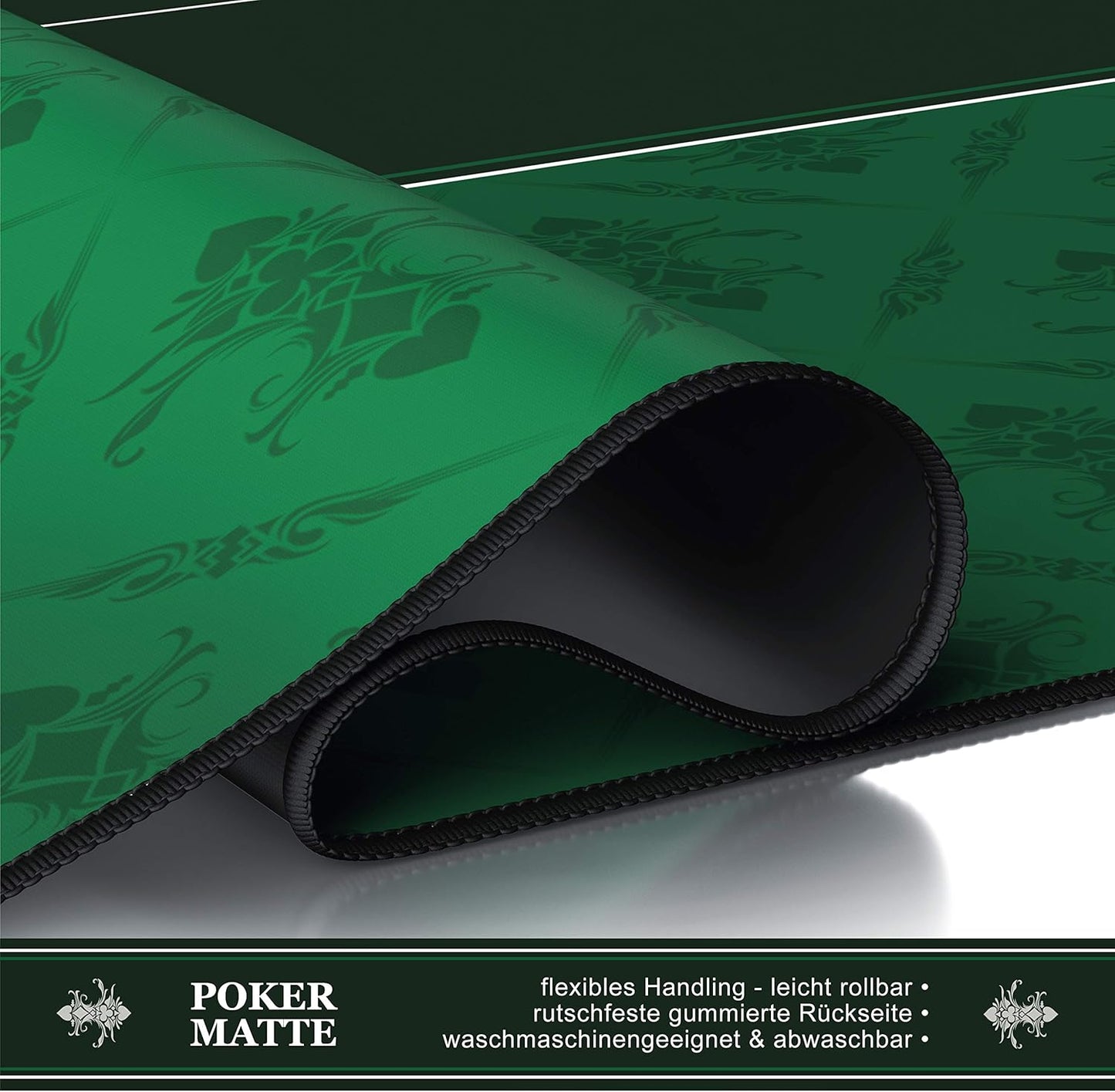 XXL Deluxe Pokermatte, 1 - Green Round