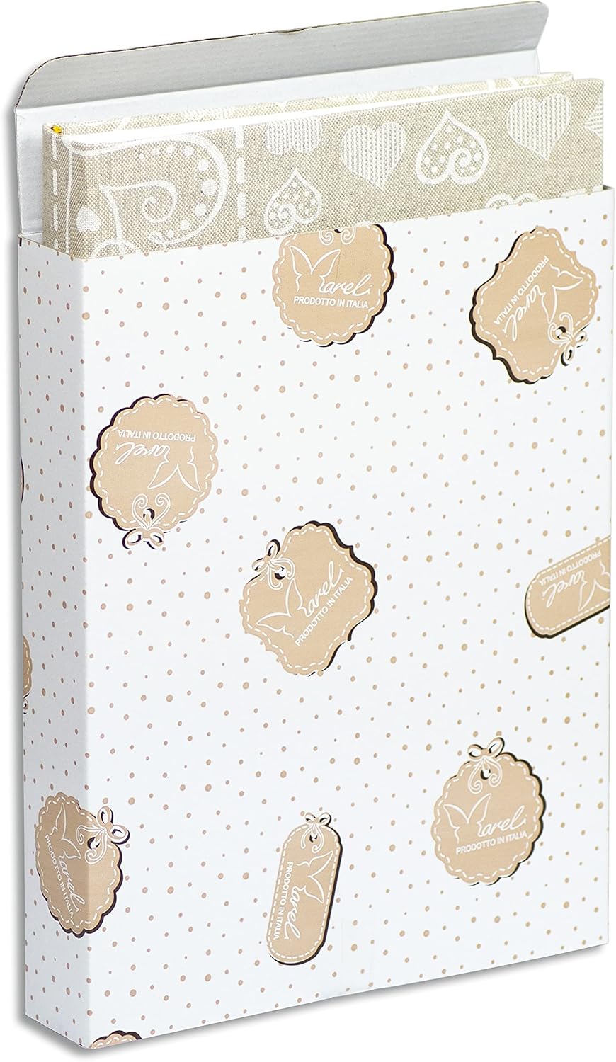 Geburtsfotoalbum Teddybär mit Agenda, Pergament-Einlagen, Teddybär Blauer