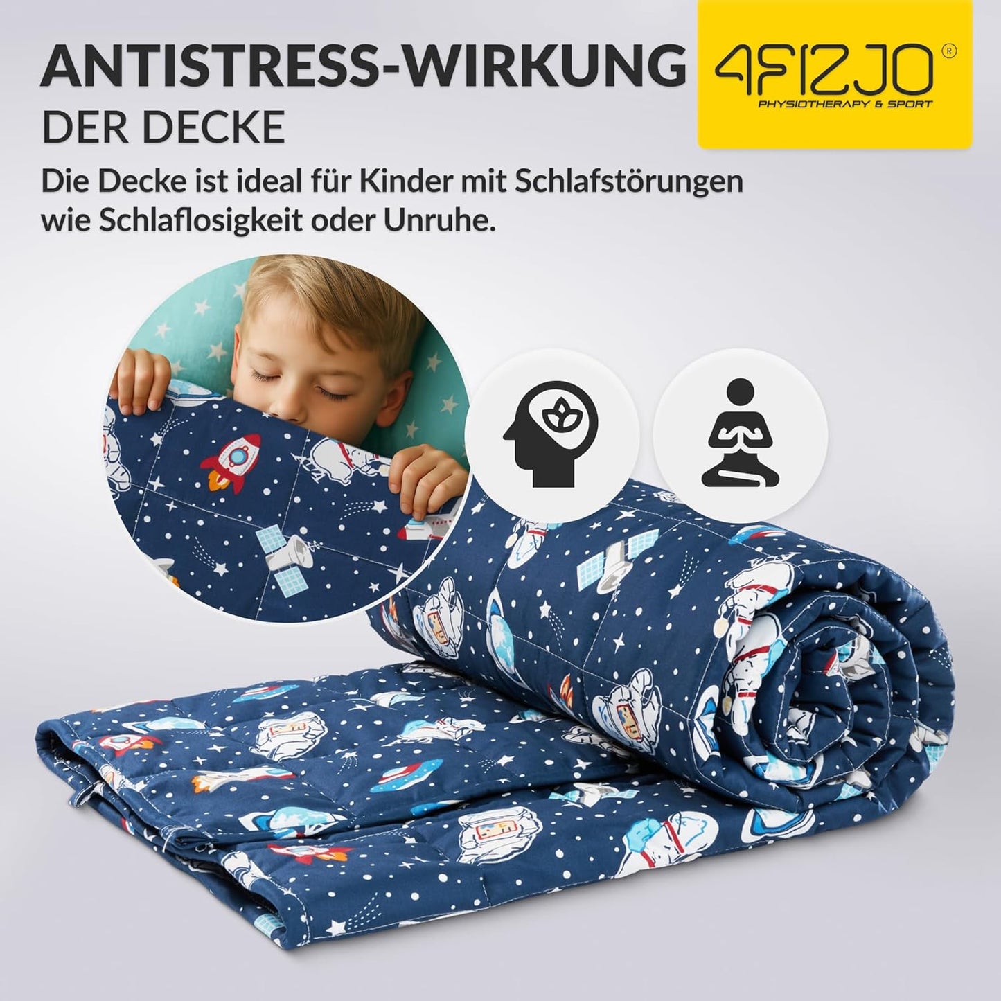 Therapiedecke für Kinder, 4 kg, 4kg