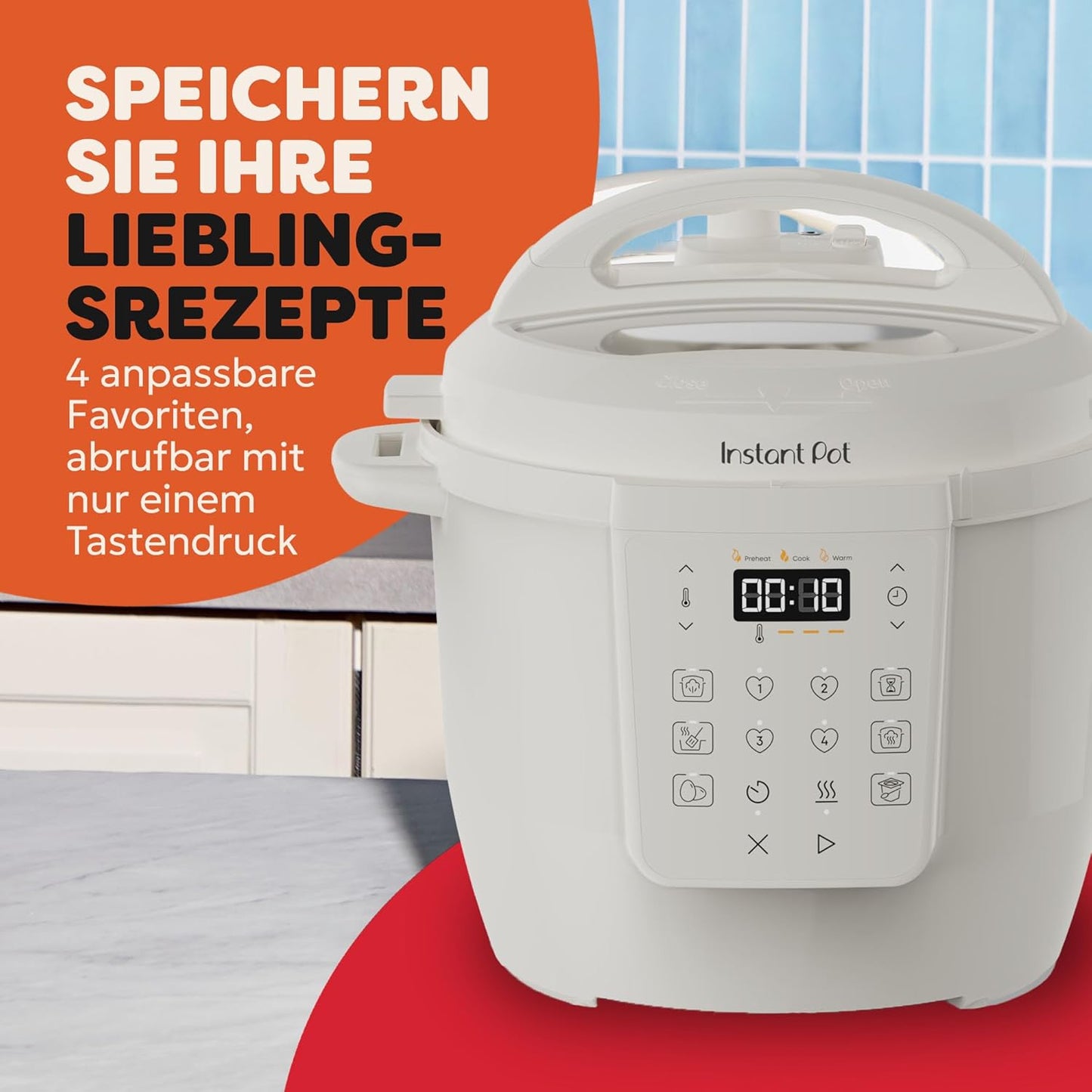Multicooker Classic, Weiss Salz 5.7 Liter Standard