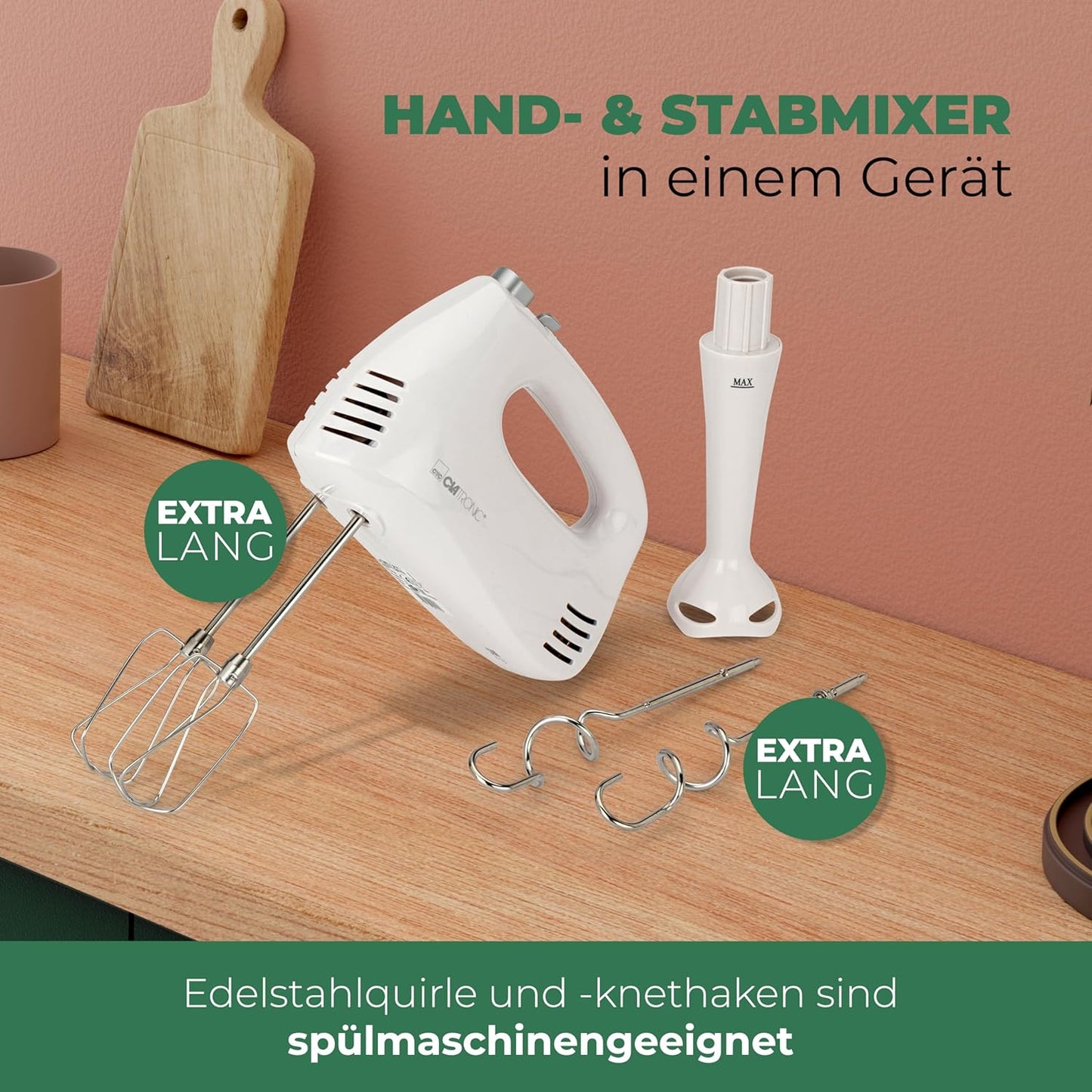 Handmixer & Stabmixer Kombi HM 3524, 300 Watt