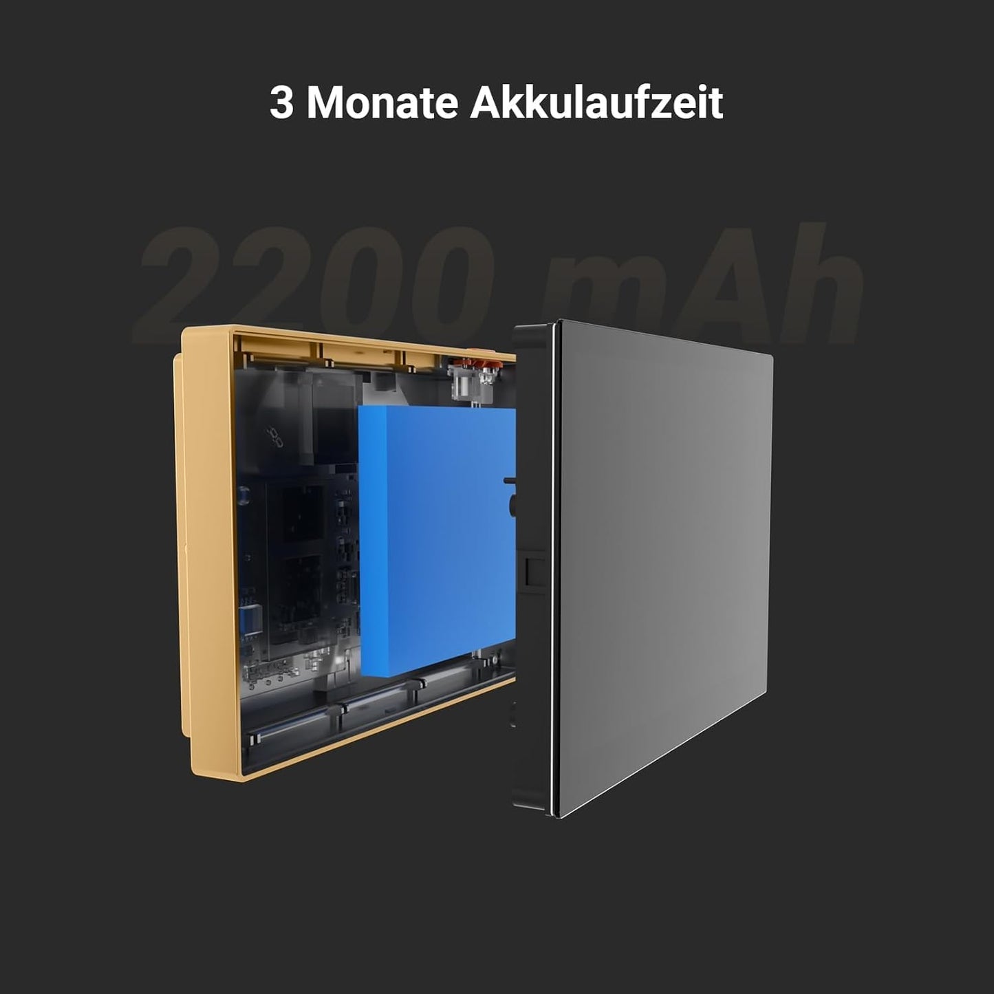 4,3-Zoll Video-Türspion mit Weitwinkelkamera, Cp2 in Golden