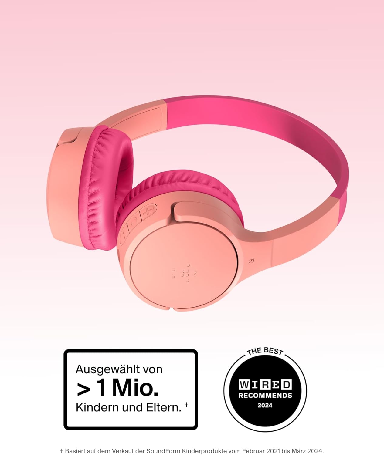 Soundform Mini-On-Ear, Rosa