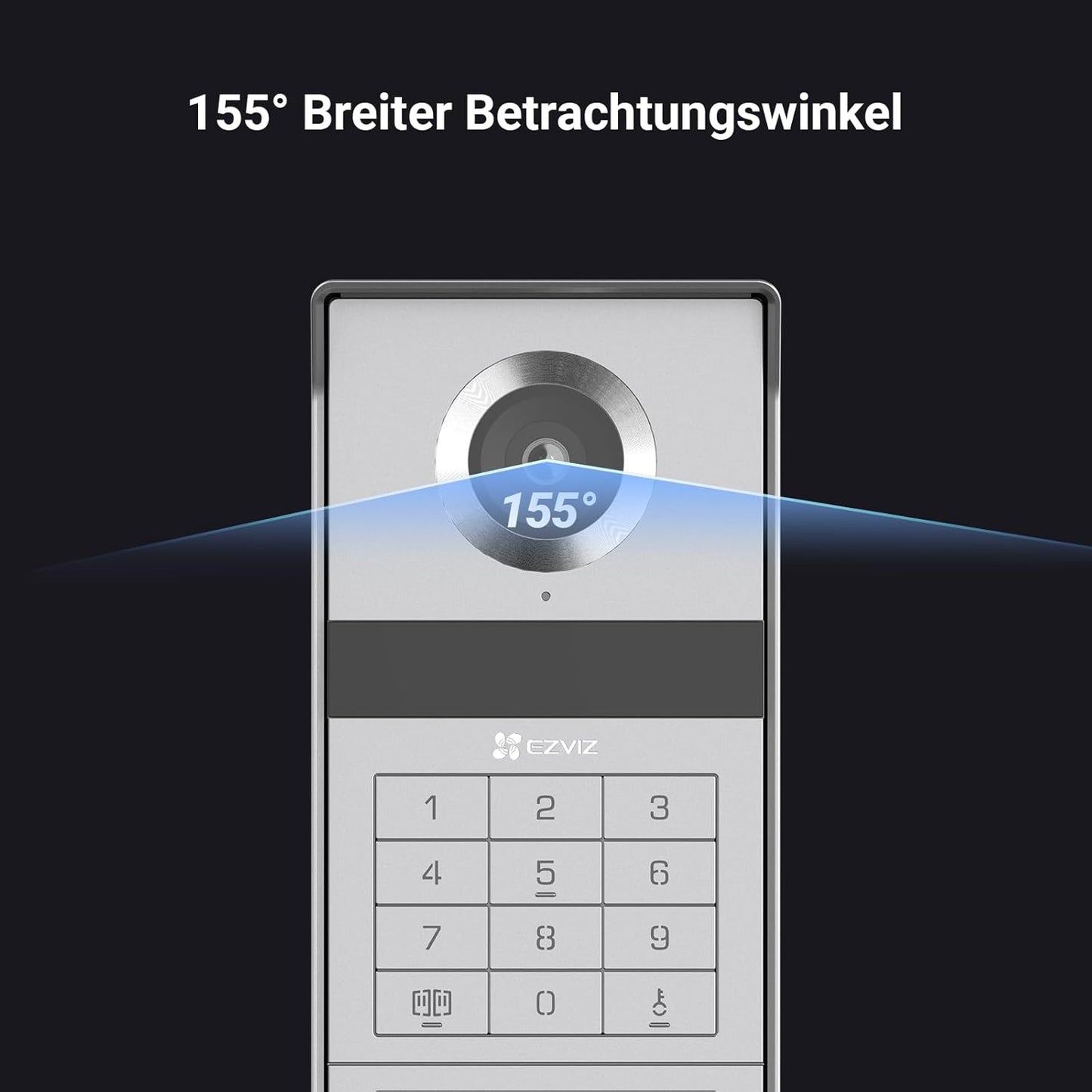TP9 Pro 4K Türsprechanlage mit Touchscreen-Monitor, Türsprechanlage Tp9 Pro