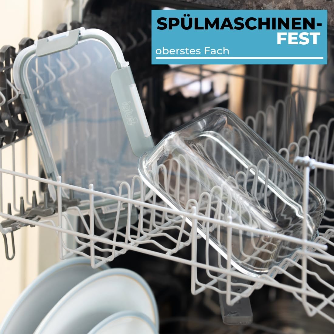 5-teiliges Frischhaltedosen-Set, auslaufsicher, 5 Pcs 1L