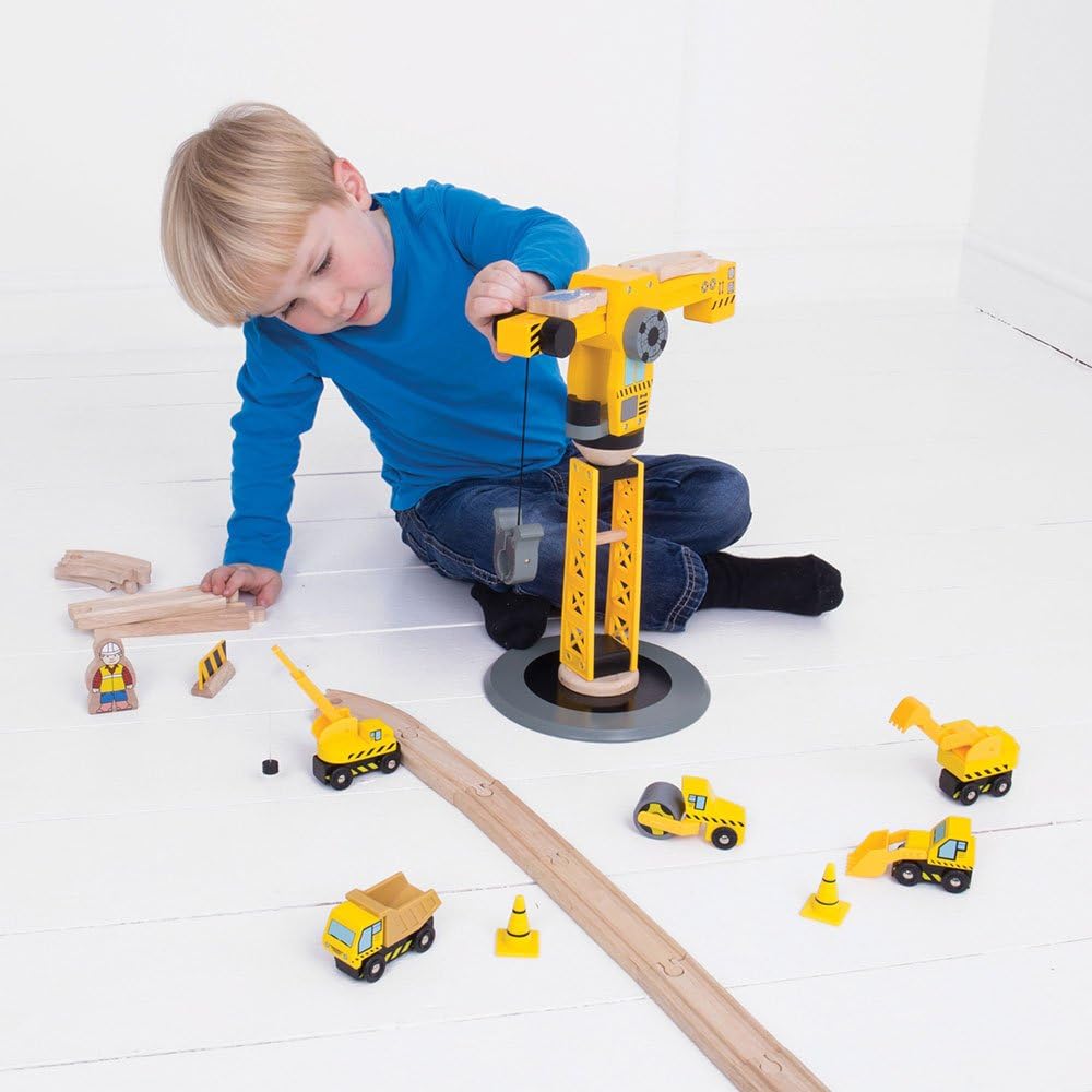 Baukasten Set mit Krananlage