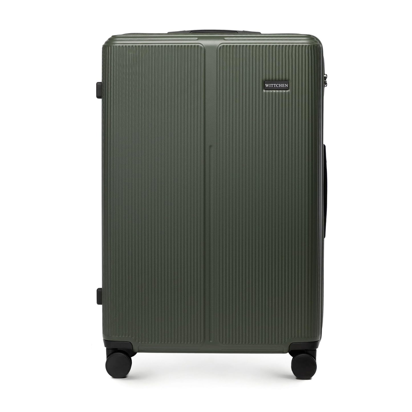 Hartschalen-Trolley XL mit Zahlenschloss, Khaki Großer Koffer - XL