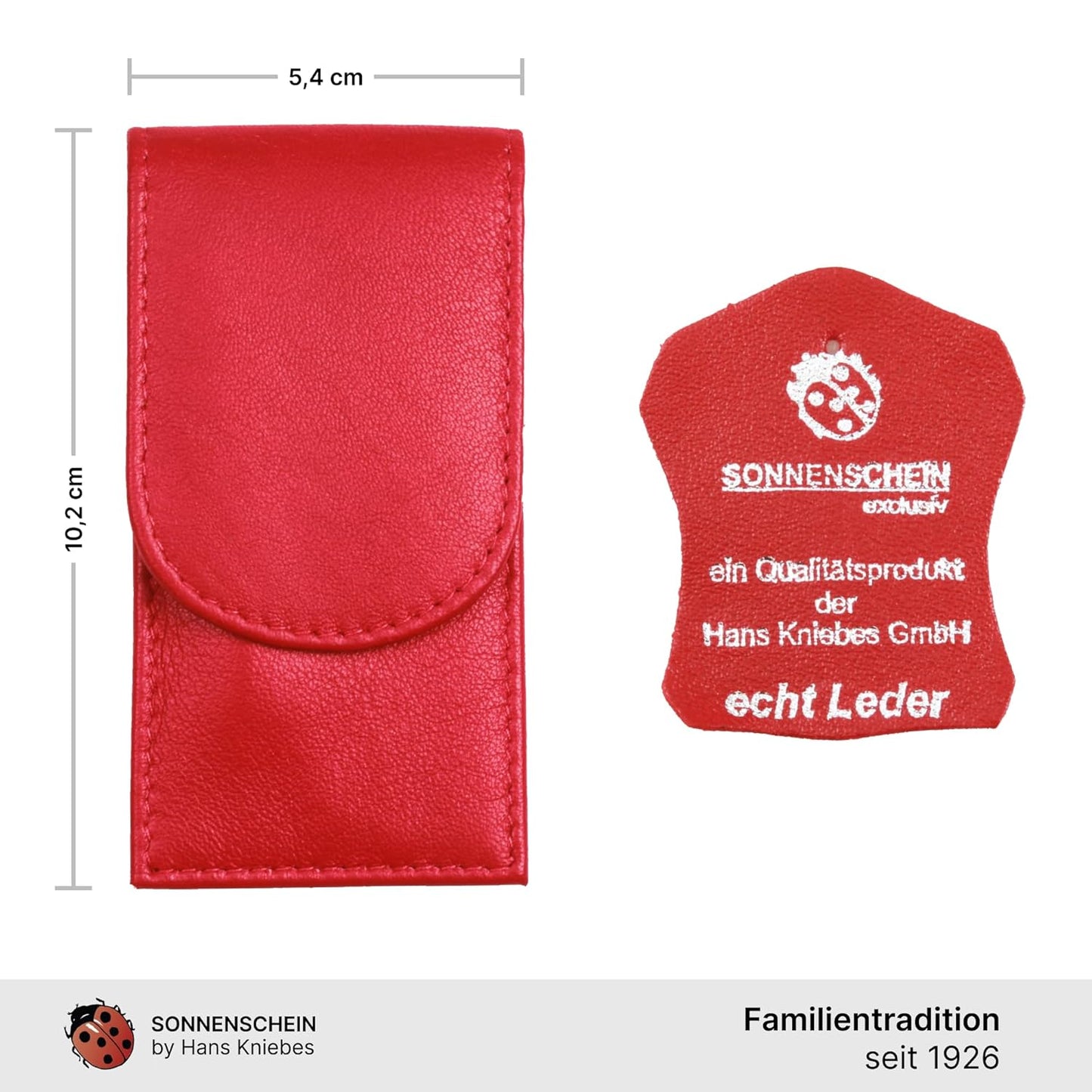 3-teiliges Maniküre-Set, Rot