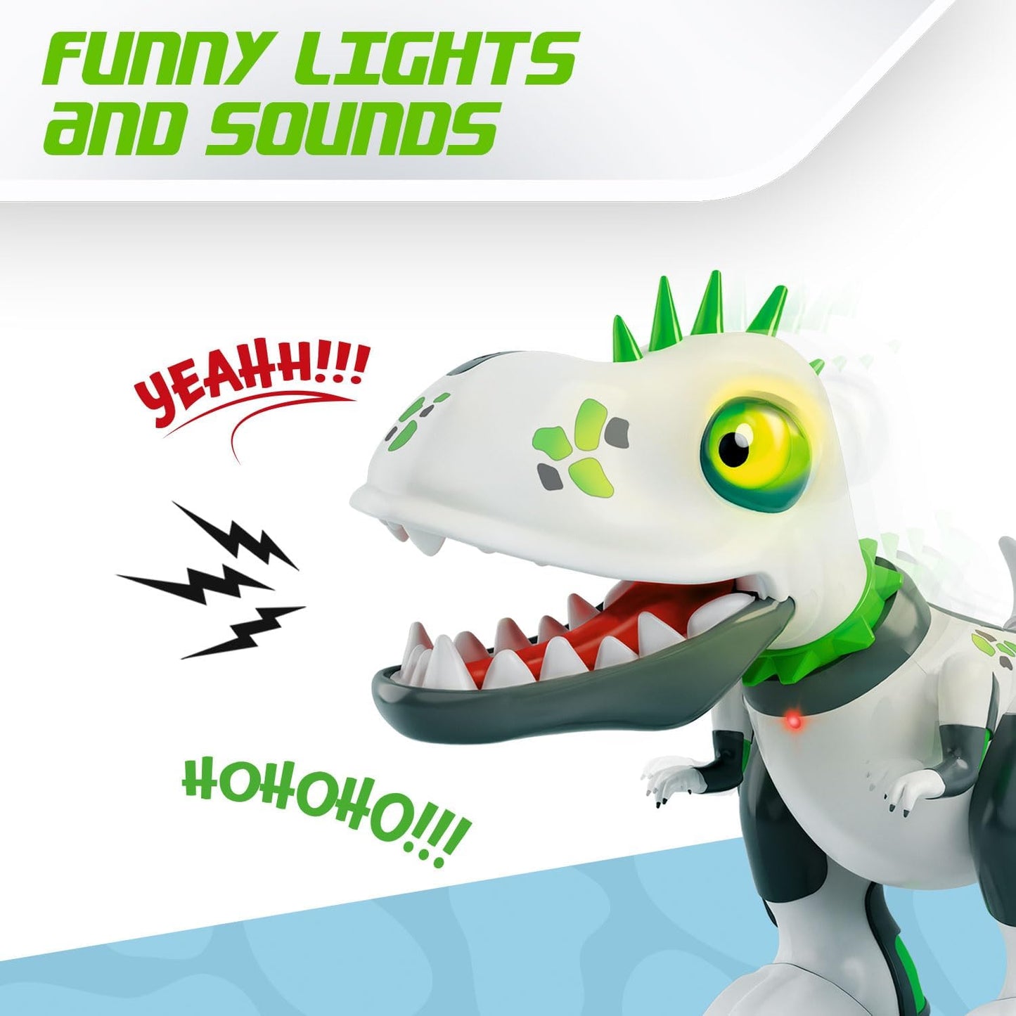Ferngesteuerter Dinosaurier-Roboter für Kinder, DinoPunk
