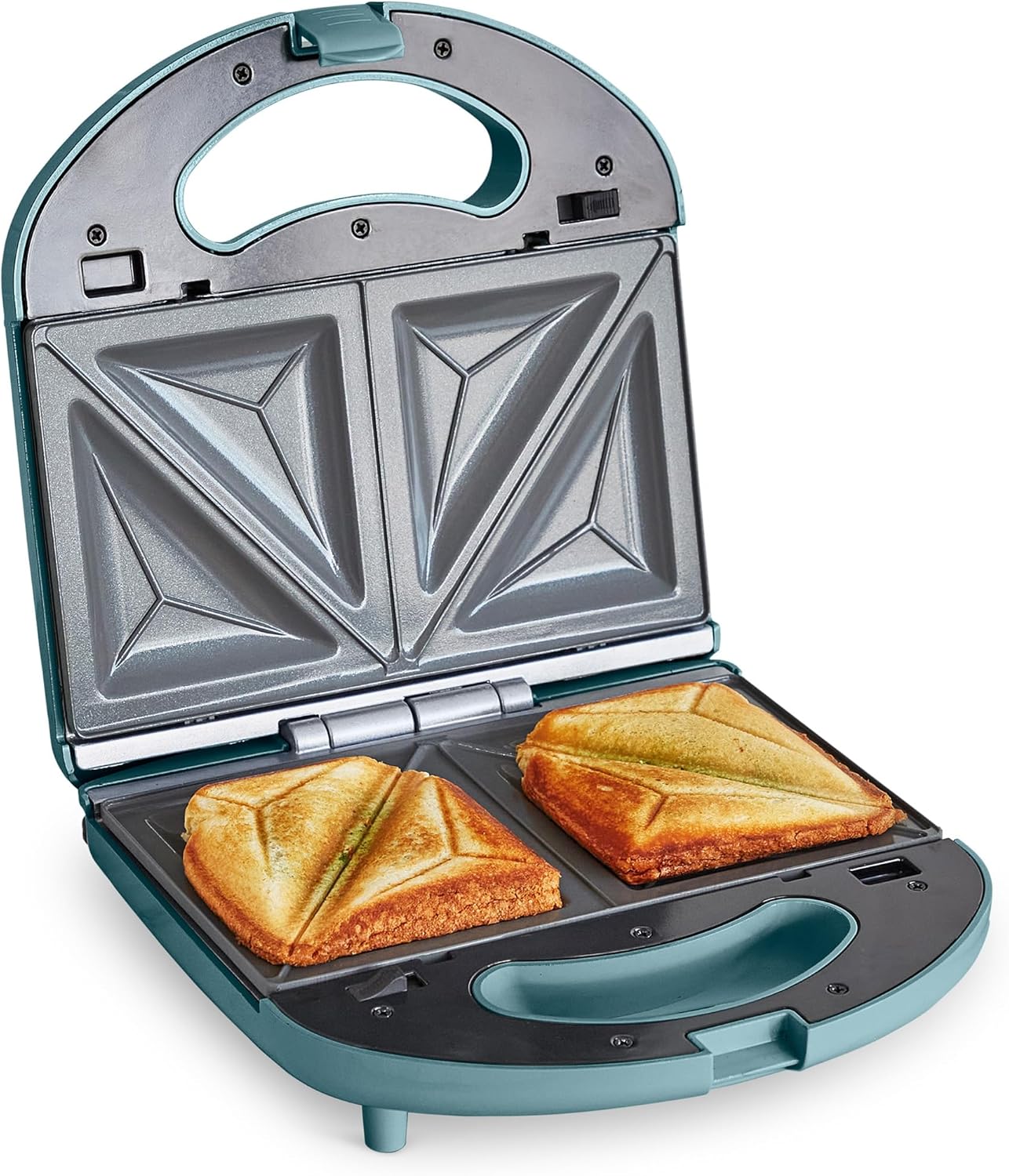 Elektrischer Sandwichmaker, Rauch Blau