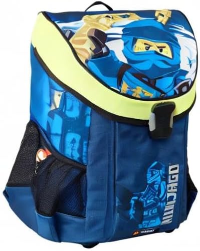 Ninjago Schulranzen-Set, Blau 6-teiliges Set mit Federmappe