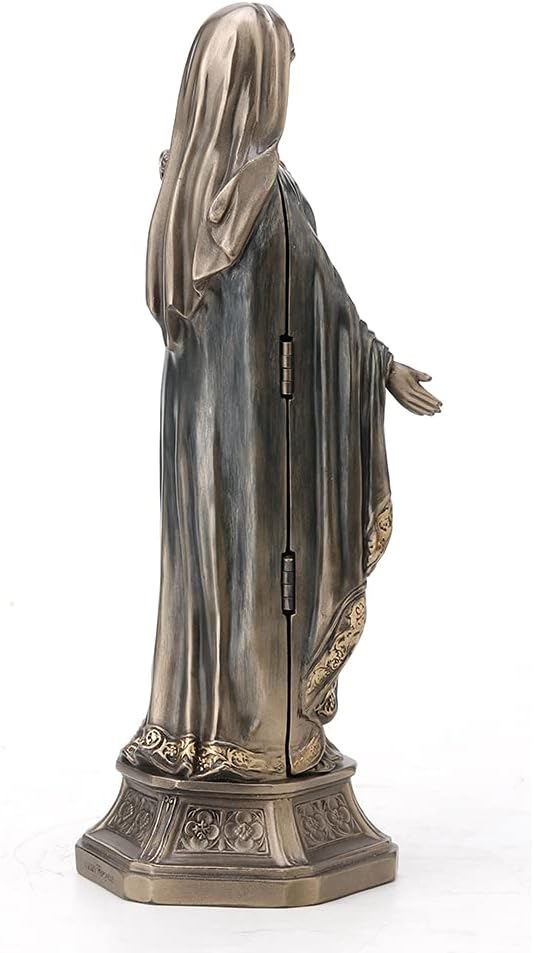 Triptychon Madonna und Jesuskind, Length 3 * Width 2 3/4 * Height 7 7/8 (Inch) / Bronze