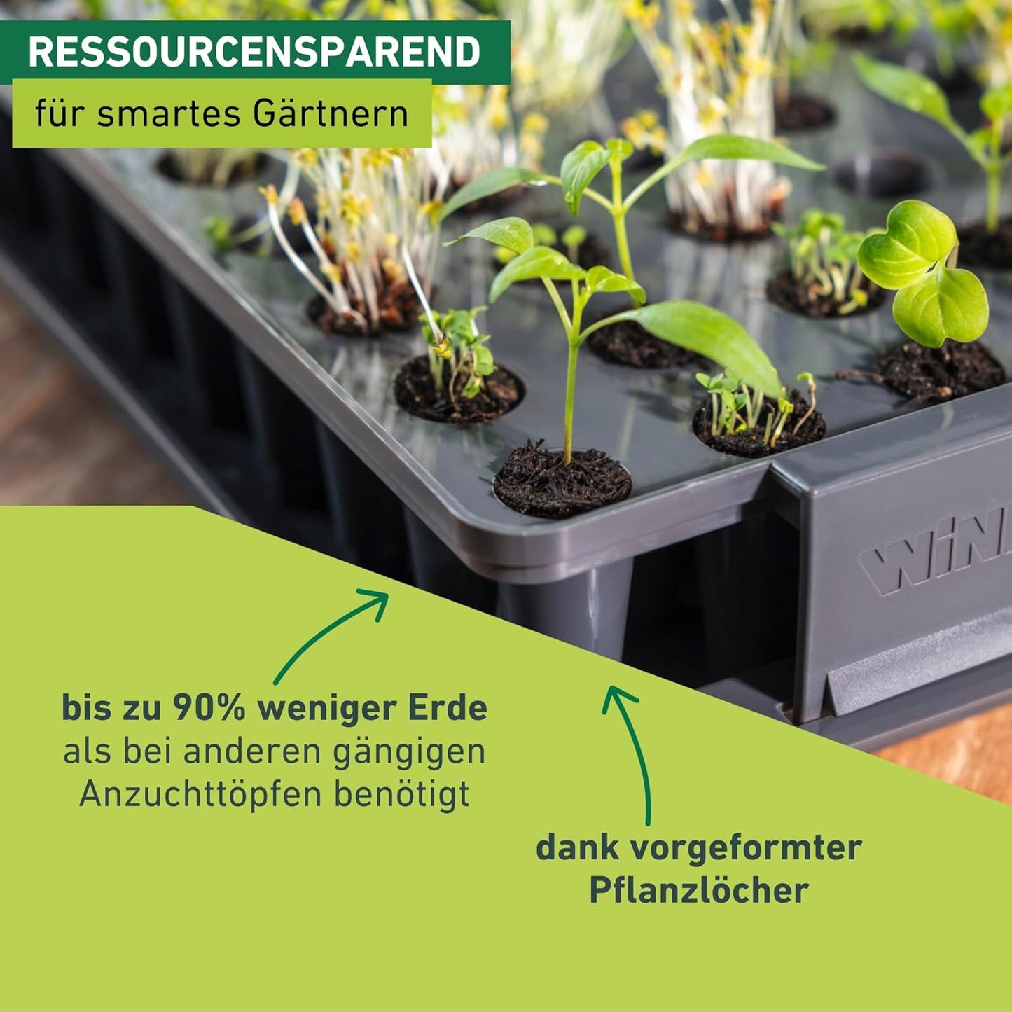 Wurzeltrainer RootXtender für 40 Pflanzen