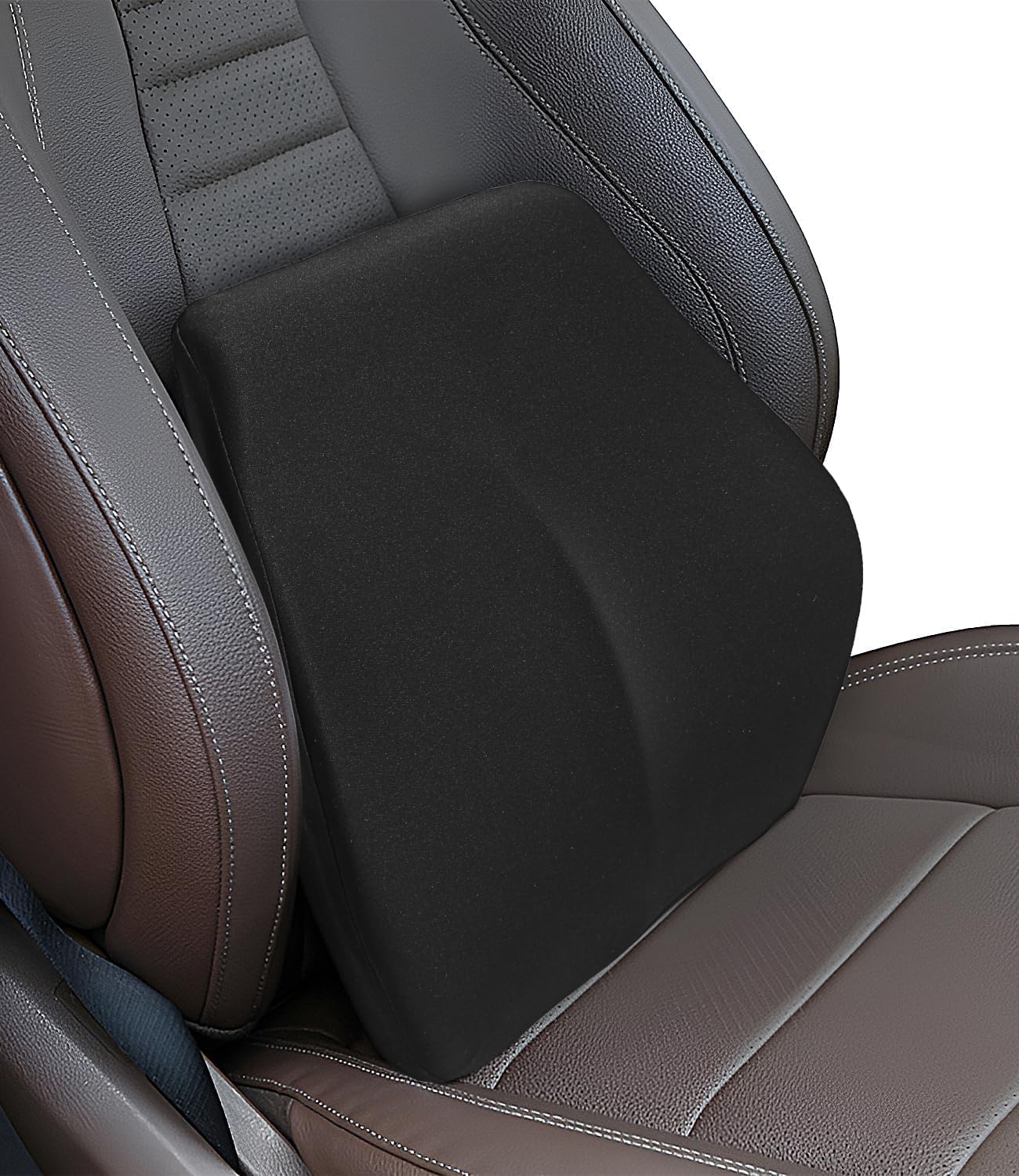 Ergonomisches Lendenkissen aus Memory Foam für Autos und Bürostühle, Schwarz-a Schwarz-A