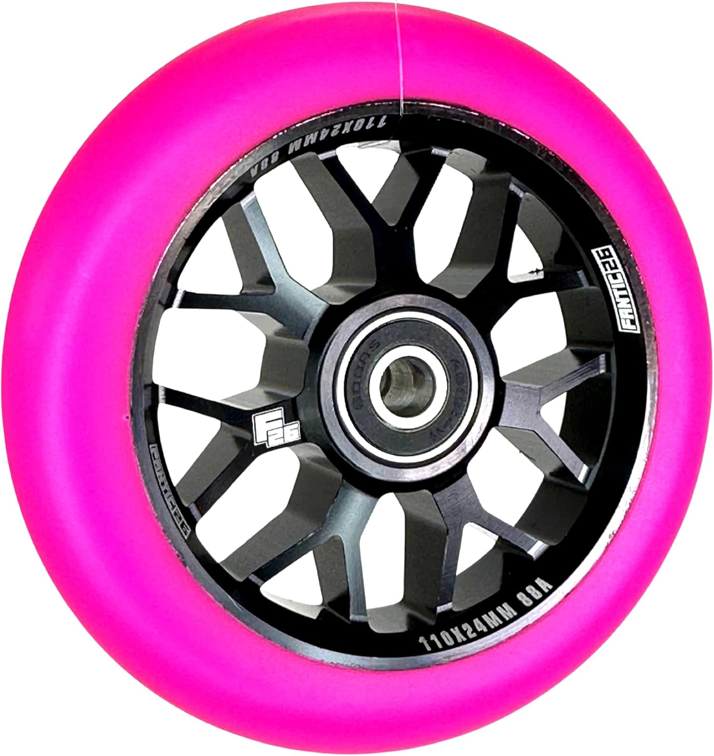 Spy7 Stunt Scooter Rolle, Schwarz/Pu Pink