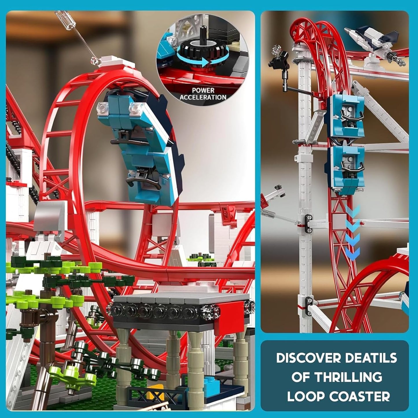Technik Achterbahn Modellbausatz