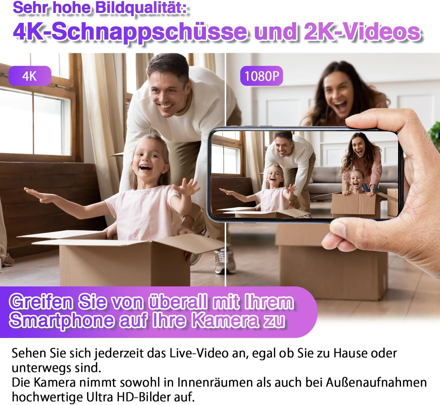 Überwachungskamera mit Bewegungserkennung