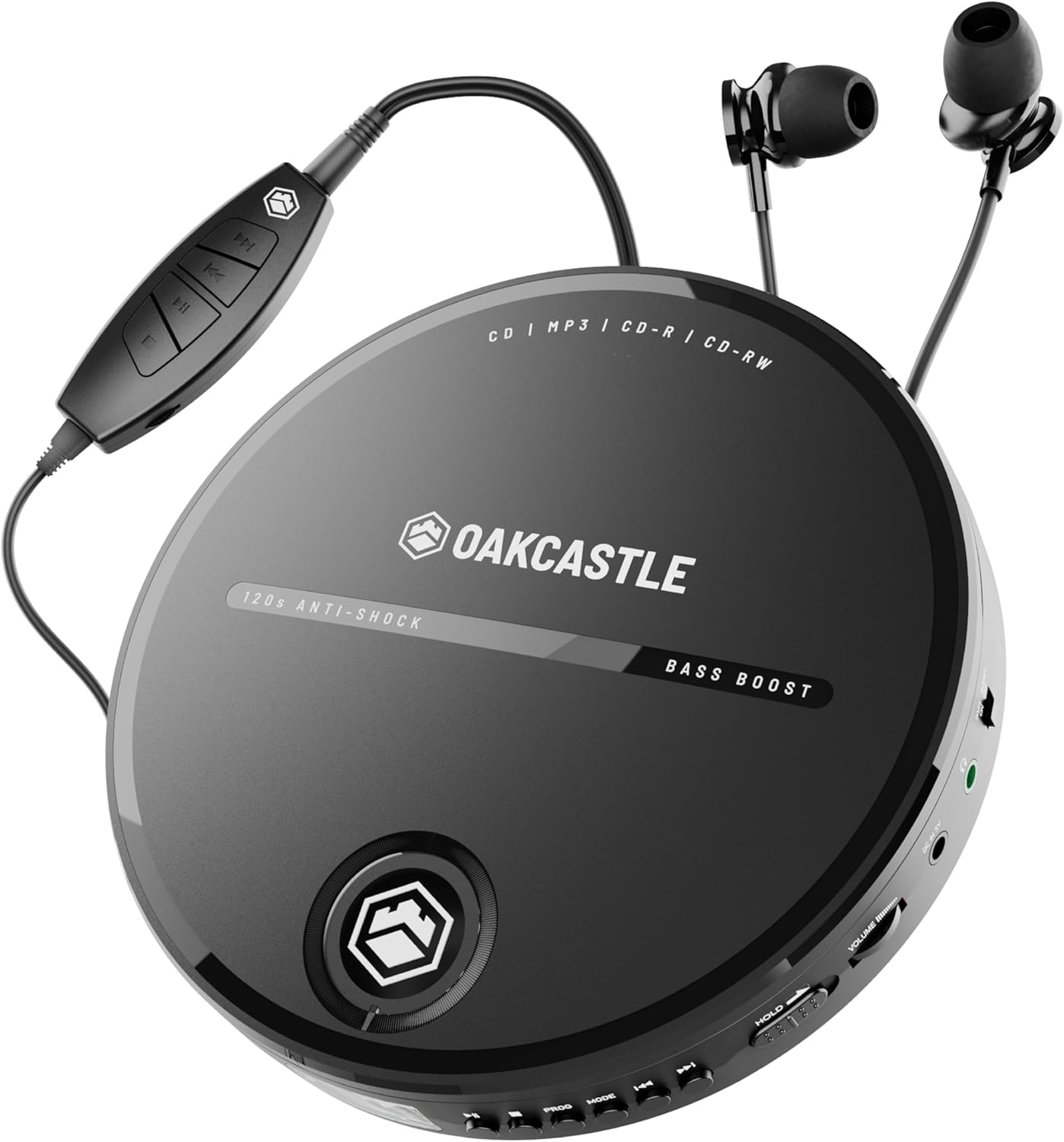 Tragbarer CD-Player mit Kopfhörern