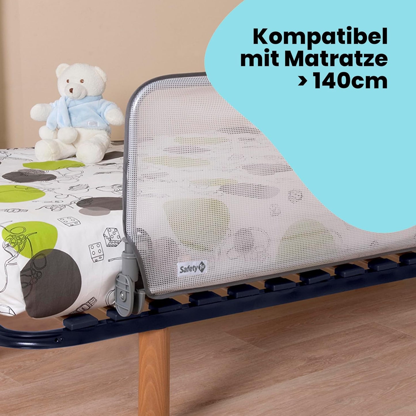 Standard Bedrail Grey, Standard Bed Rail 90 cm