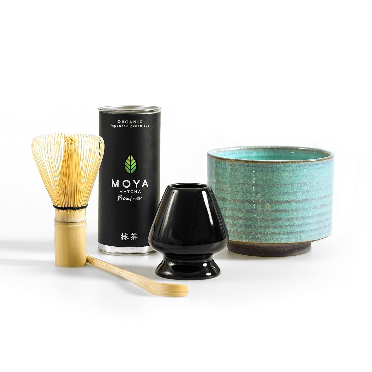 Matcha Tee-Zubereitungsset (5-teilig), 5-teiliges Premium Matcha Set grüner Schale