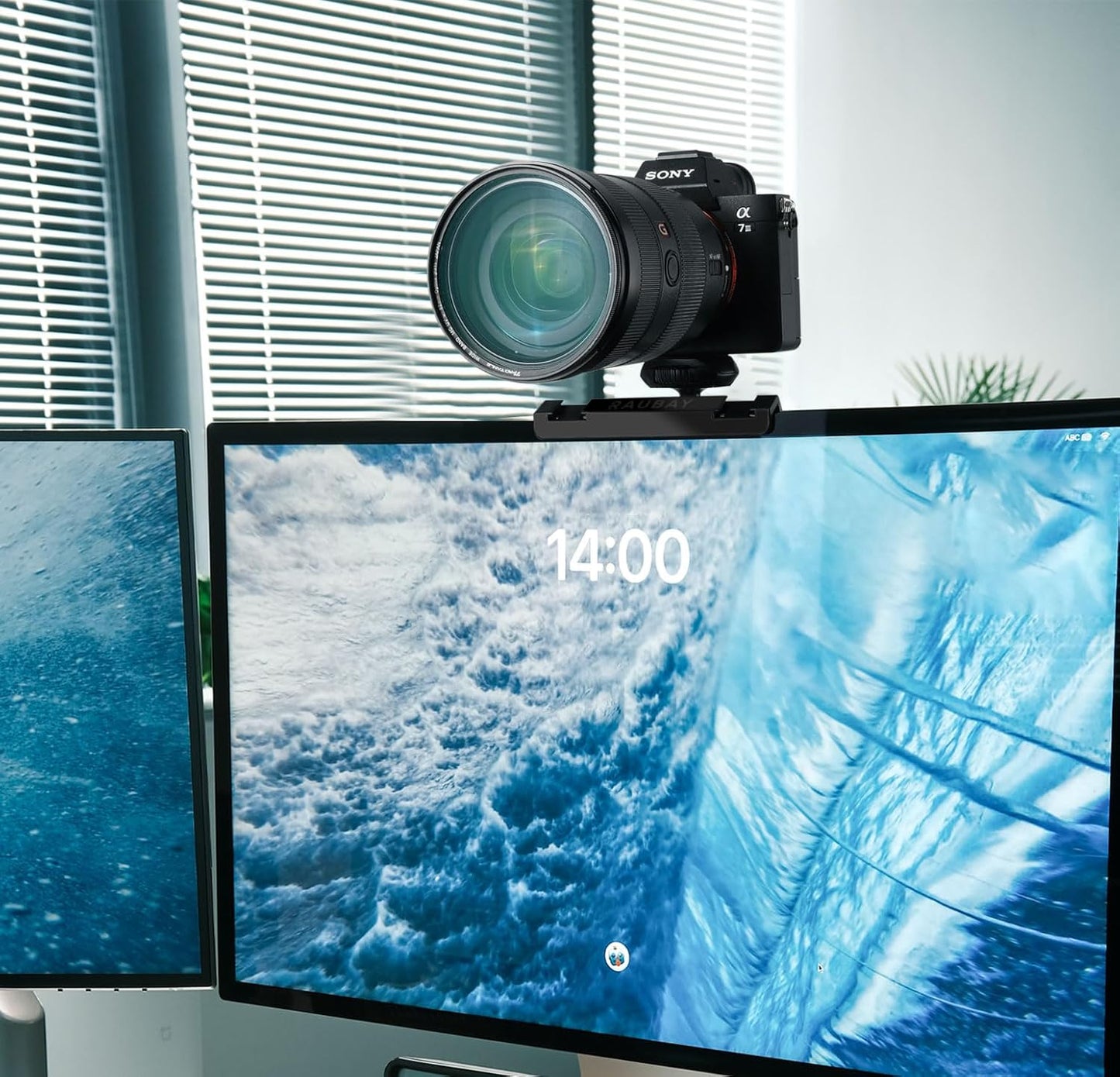 Monitor-Top-Kamera-Halterung für Streaming