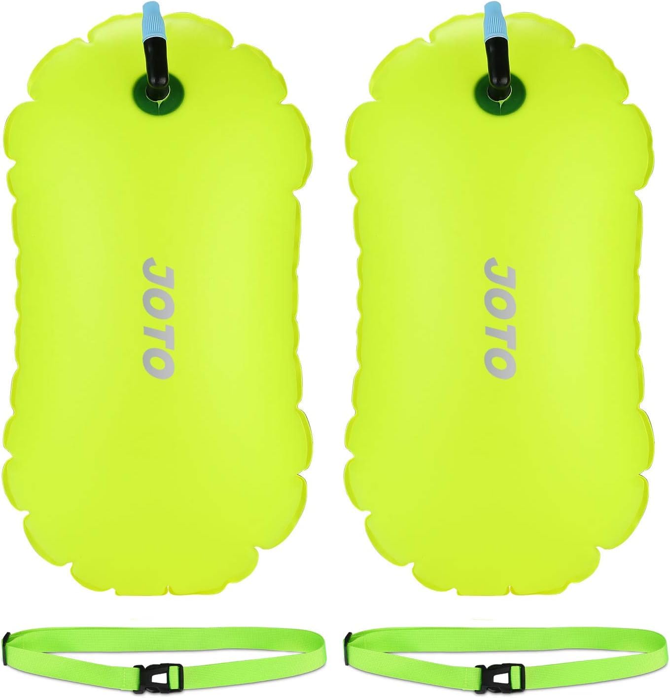 2 x Schwimmbojen, Neongelb