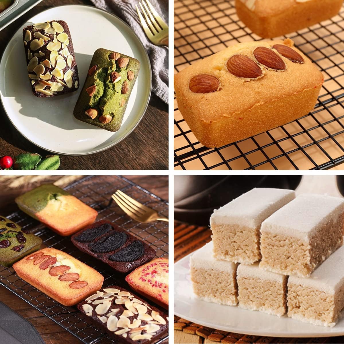 Kastenform für 8 Mini-Kuchen, 1 Set