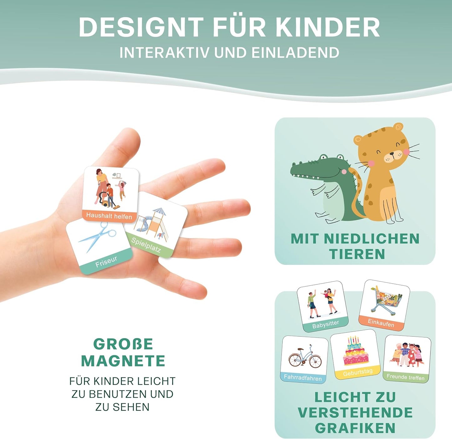 Wochenplaner für Kinder, Wochenplan