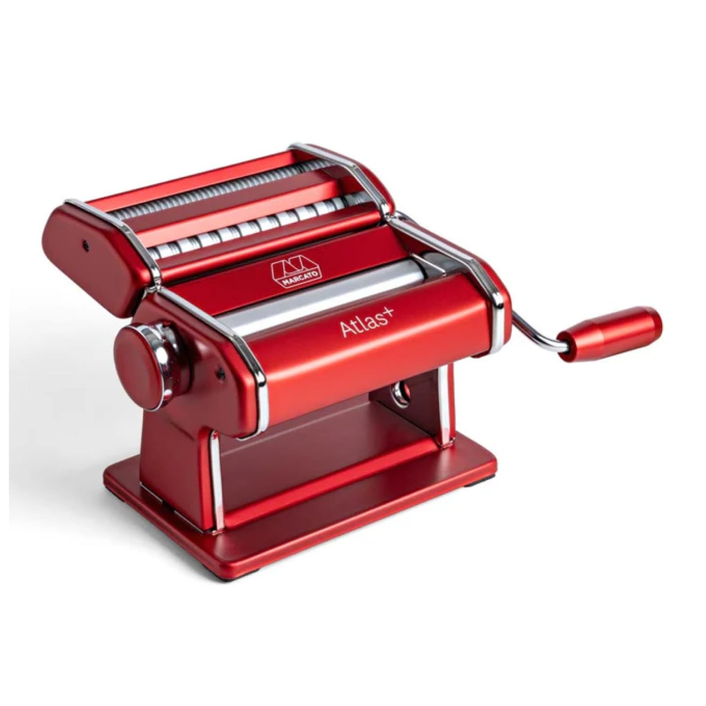 Atlas+ Nudelmaschine für Lasagne & Spaghetti, Rot