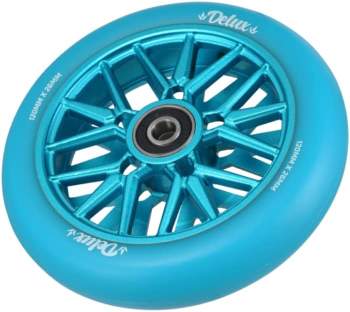 Hollow Core - Stunt-Scooter Rad, Deluxe Türkis / Blau 120mm