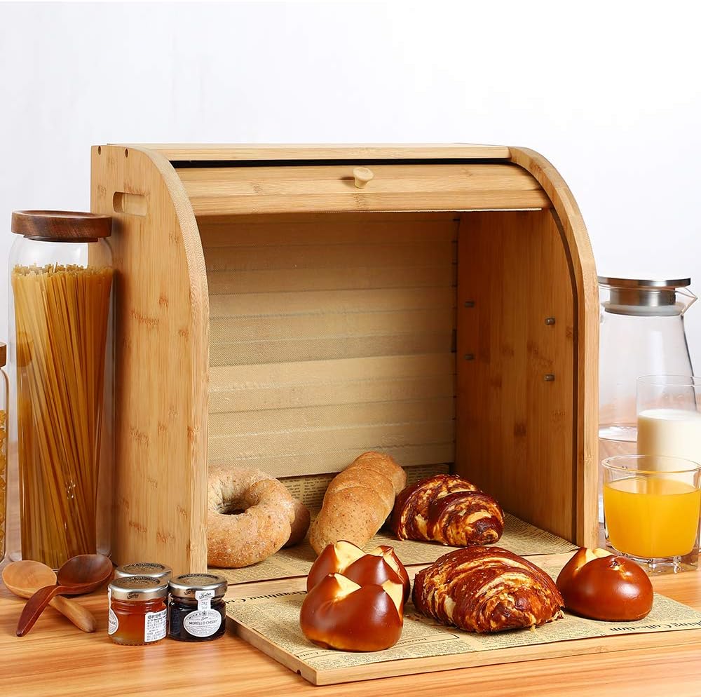 2-stöckiger Brotkasten mit herausnehmbarer Schicht