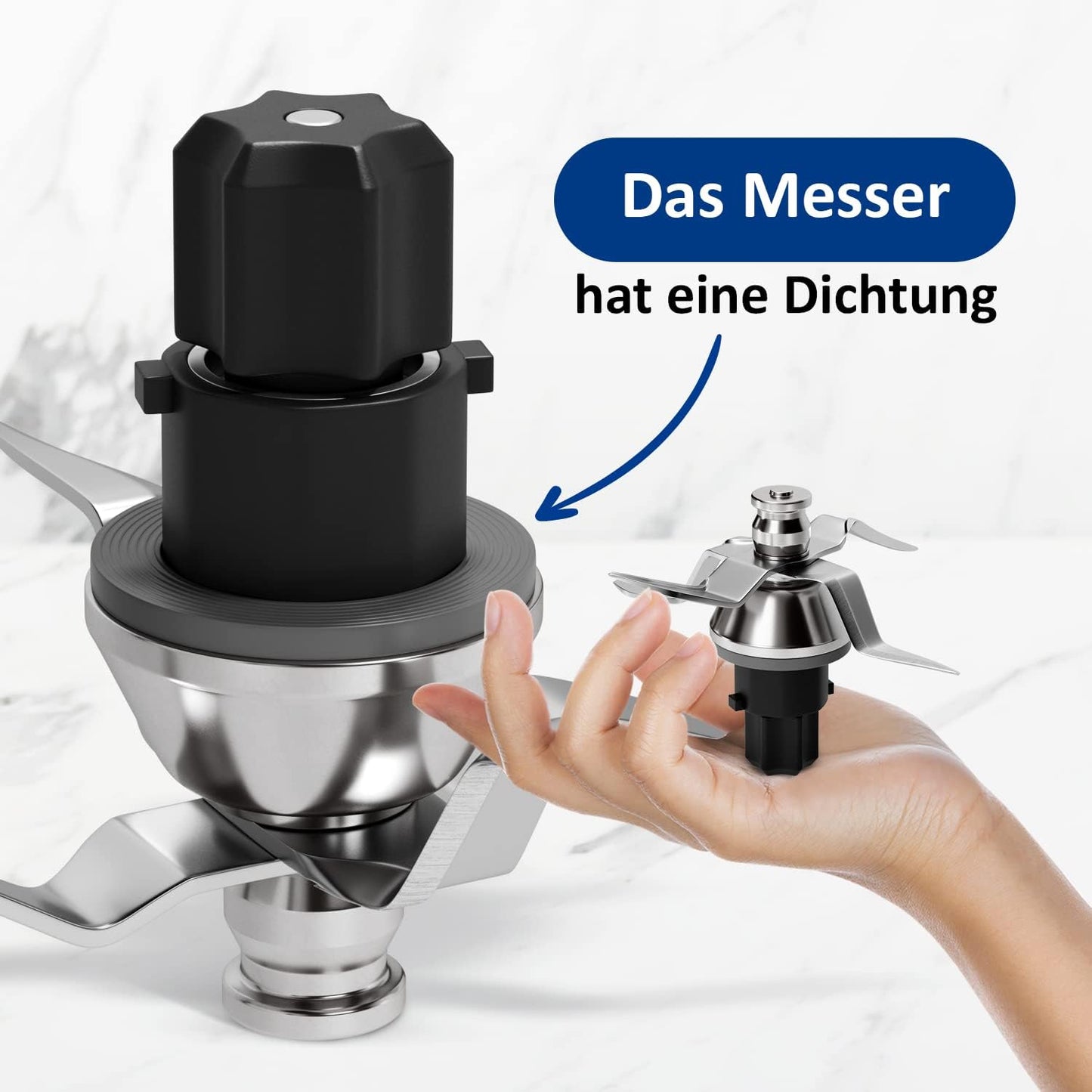 Ersatzmesser für Thermomix TM31, Messer Tm31